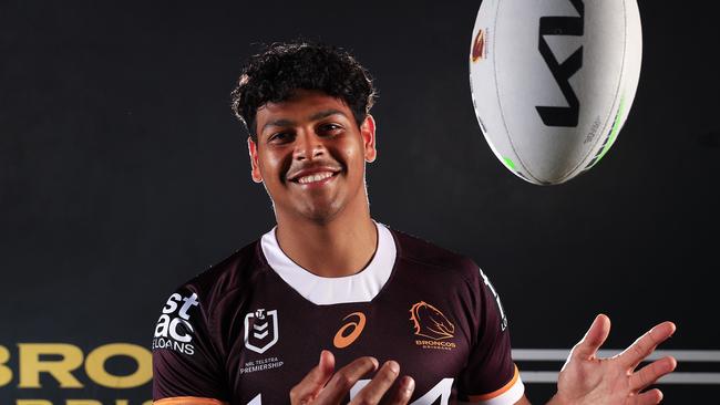 Cherbourg sensation Selwyn Cobbo has realised his dream of playing for the Brisbane Broncos. Picture: Adam Head