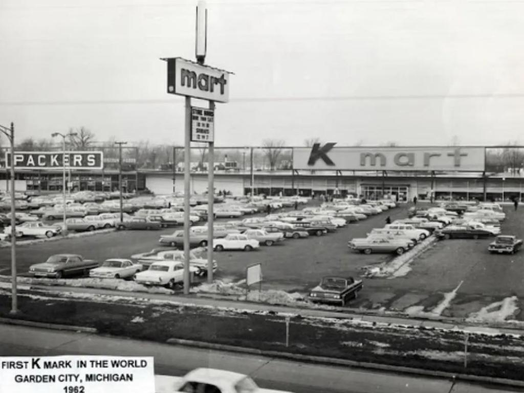 The first Kmart store ‘in the world’ opened in Michigan in 1962. Picture: Supplied