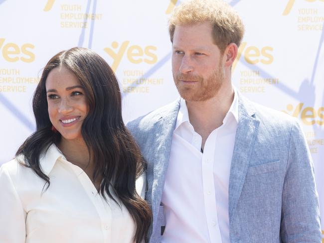 Meghan Markle and Prince Harry, in Johannesburg last October, have changed dramatically since their wedding. Picture: Getty Images