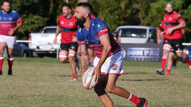 Damien Timms for Bond against Griffith. Pic Mike Batterham