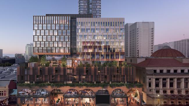 The Market Square redevelopment by ICD Property and Adelaide City Council. Picture: Supplied