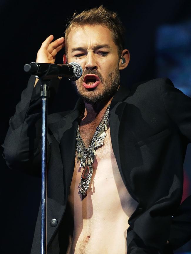 Johns performs at the 2015 APRA Music Awards. Picture: Mark Metcalfe/Getty