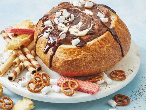 Hot chocolate cob dip. Picture: Supplied