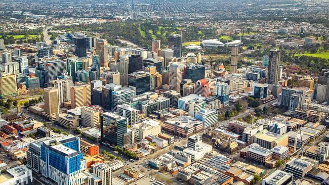 The Adelaide CBD city skyline. Picture: Cushman &amp; Wakefield