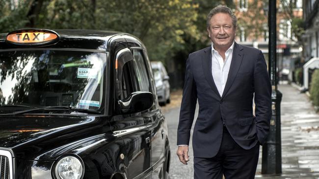 Andrew Forrest in London last month.