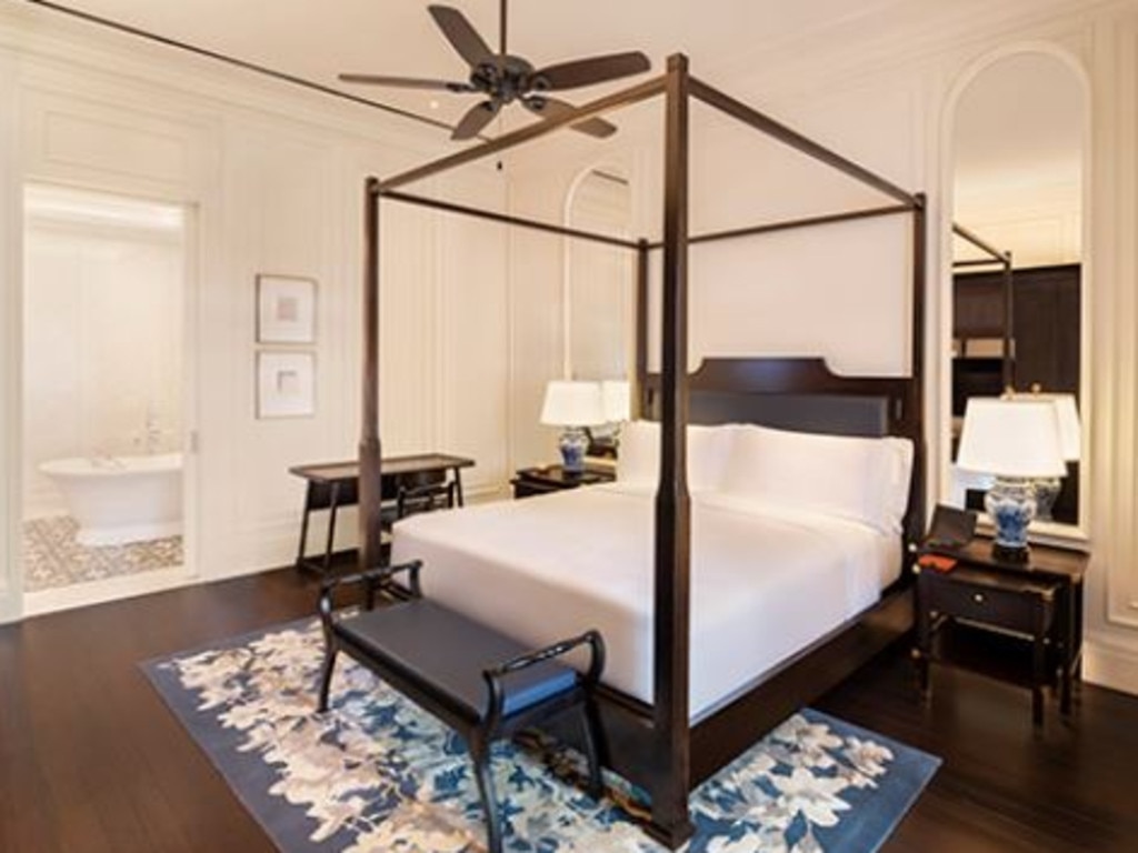 The courtyard suite. Picture: Raffles Hotel
