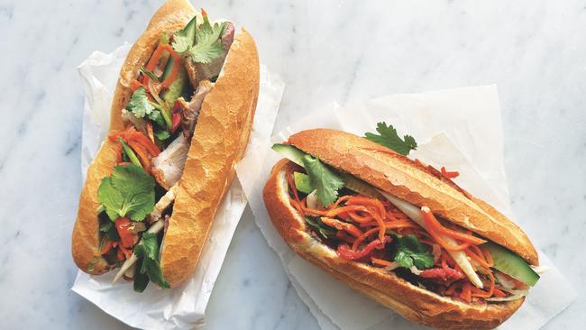 A Banh Mi from Marrickville Pork Roll, which is battling for the title of Sydney’s best.