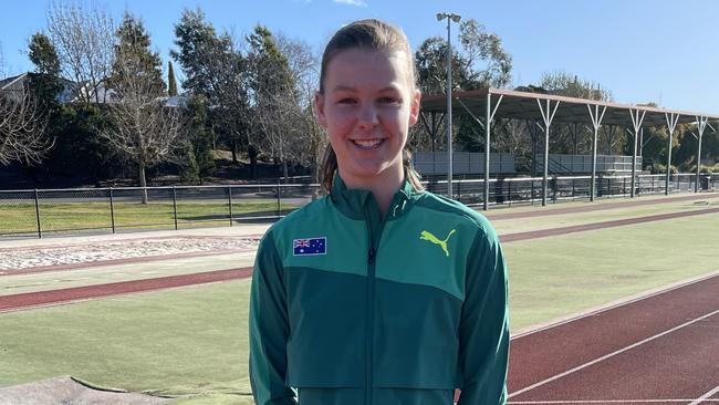 Alanna Peart is a young walker on the rise in athletics. Picture: Shane Jones.