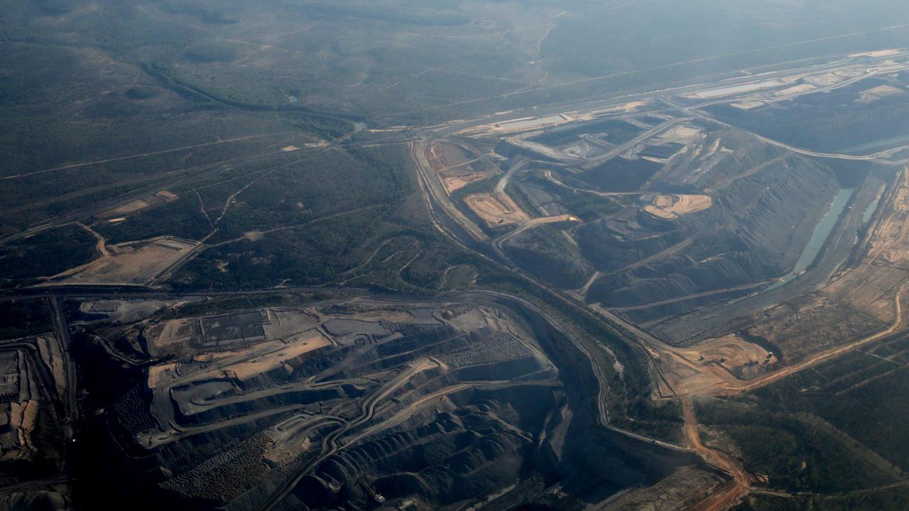 Coal mines dominate the Bowen Basin in Queensland.