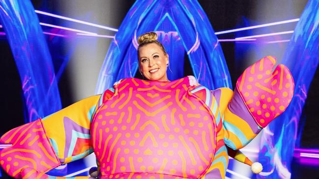 Australian swimming champion Lisa Curry was revealed to be the celeb under the caterpillar costume. The Masked Singer ranked as the 8th most-watched program last week, based on total TV audience, after MKR.