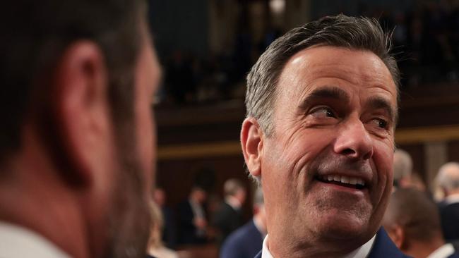 Central Intelligence Agency Director John Ratcliffe at Donald Trump's address to a joint session of Congress. Picture: AFP