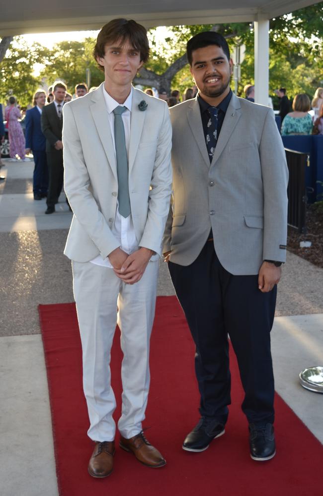 Lachlan Griffiths and Jasveen Mann at the Mountain Creek State High School formal on November 18, 2022. Picture: Sam Turner