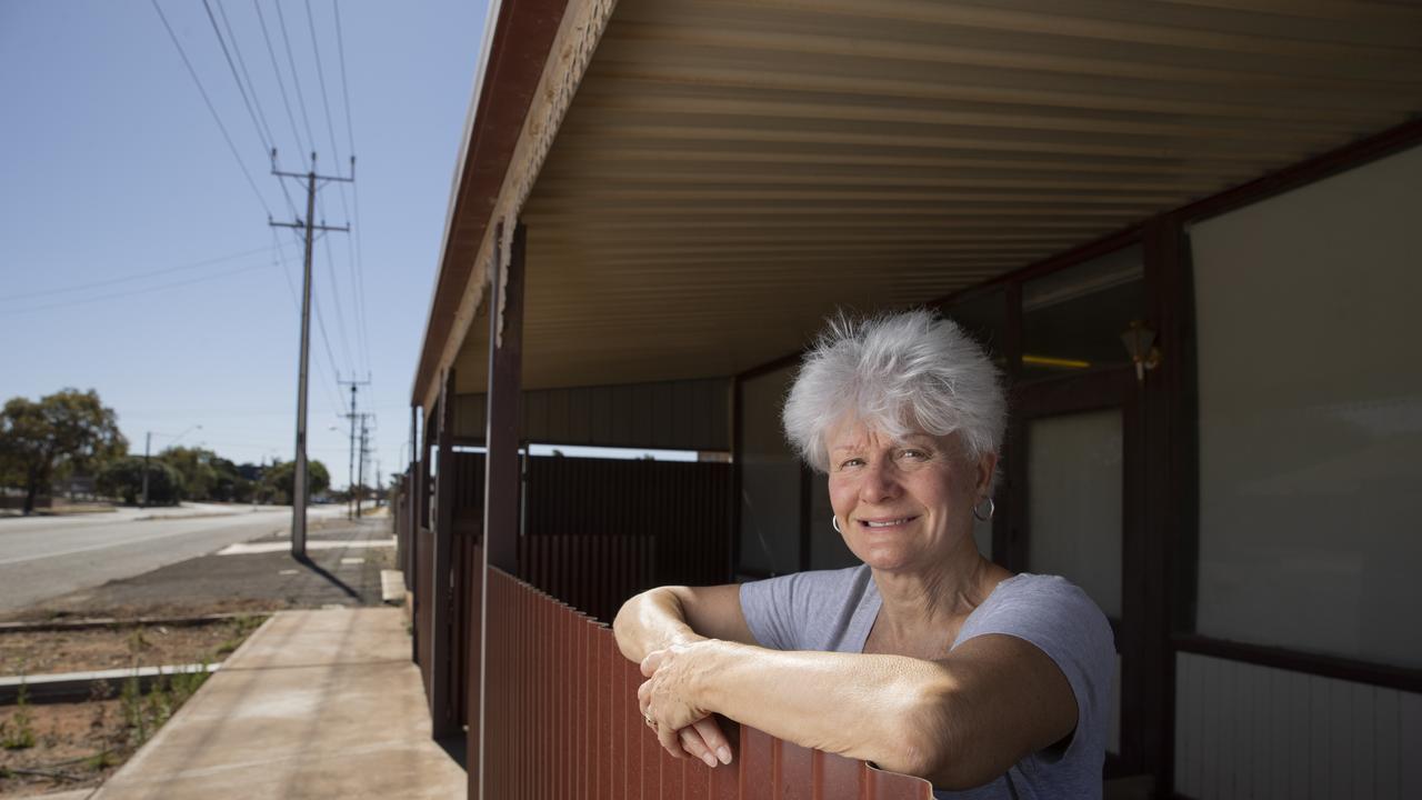 Christine Creber has lived in this house near the Whyalla Steelworks for the past 30 years. Picture: Brett Hartwig