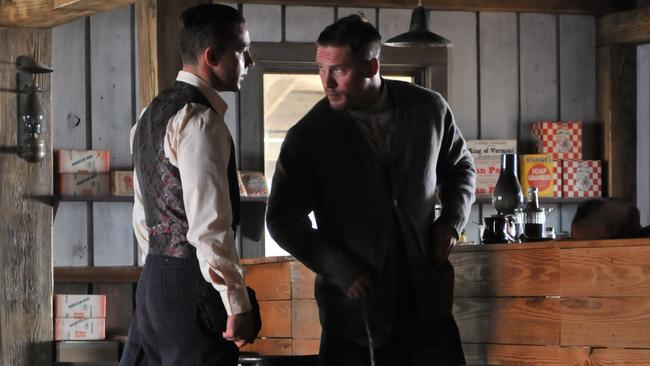 Shia LaBeouf and Tom Hardy in Lawless.