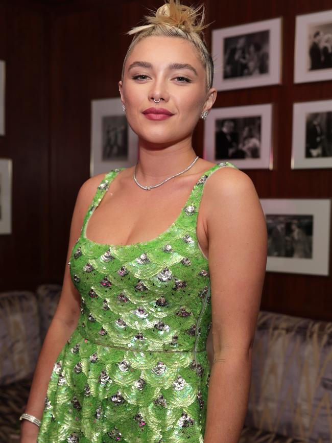 Florence Pugh was at the same event. Picture: Natasha Campos/Getty Images for CAA