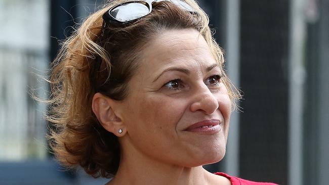 BRISBANE, AUSTRALIA - OCTOBER 31: Labor Member for South Brisbane Jackie Trad is seen at a polling location on October 31, 2020 in Brisbane, Australia. Labor premier Annastacia Palaszczuk is campaigning for a third term against the Liberal National party led by Deb Frecklington. A record number of Queenslanders voted early ahead of election day, due to the COVID-19 pandemic. (Photo by Jono Searle/Getty Images)