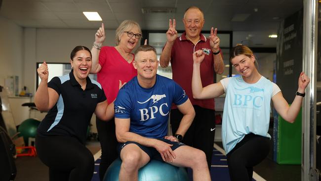 Travis McCombe after being voted as Geelong Advertiser’s best physio. Picture: Alison Wynd