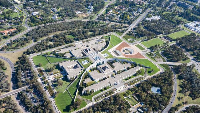 Australia’s most lucrative mine – Parliament House in Canberra. Picture: NCA NewsWire / Martin Ollman