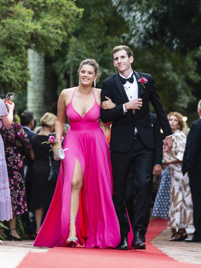 Rosie Duggan and Brendan Roche at Fairholme College formal, Wednesday, March 29, 2023. Picture: Kevin Farmer