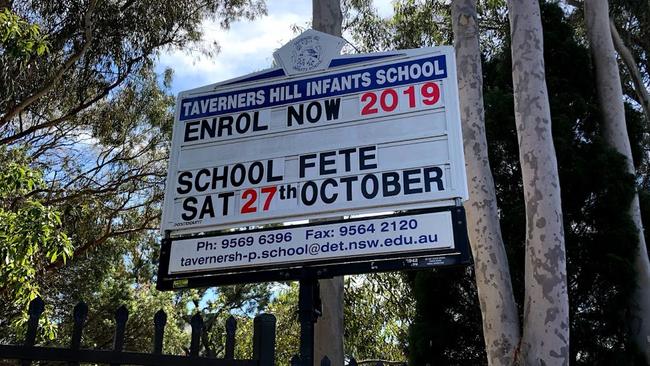 Taverners Hill Infants School in Petersham. Picture: Education for NSW