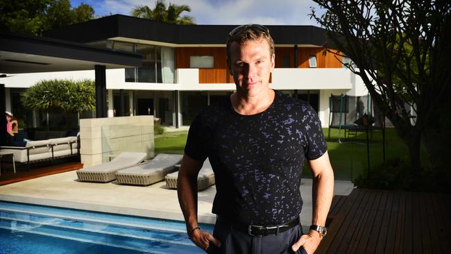 Property Developer Paul Blackburne at home. Picture: Richard Hatherly