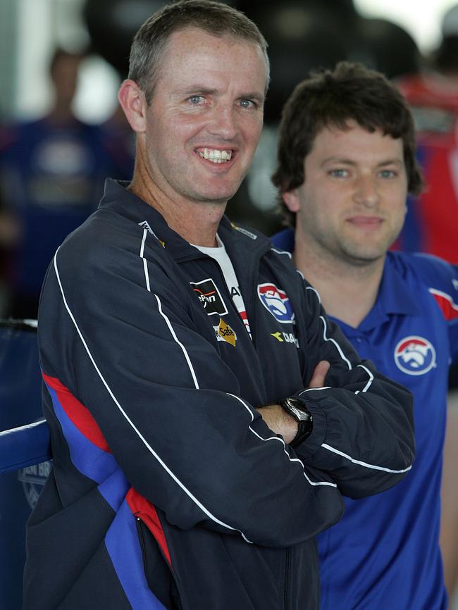 Western Bulldogs recruiting manager Simon Dalrymple.