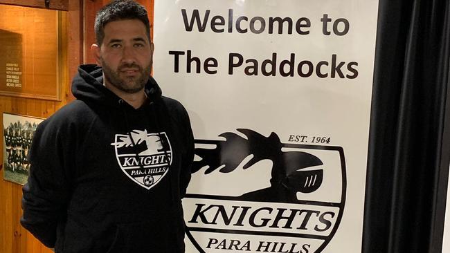 Theo Tsiounis has replaced Barney Smith as Para Hills coach. Picture: Supplied