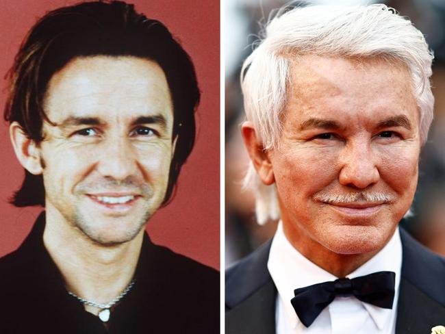 Baz Luhrmann circa 1997 and today.