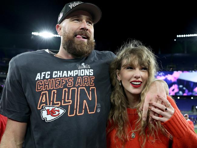 Travis Kelce says Swift’s new album will ‘shake up the world’. Picture: Getty