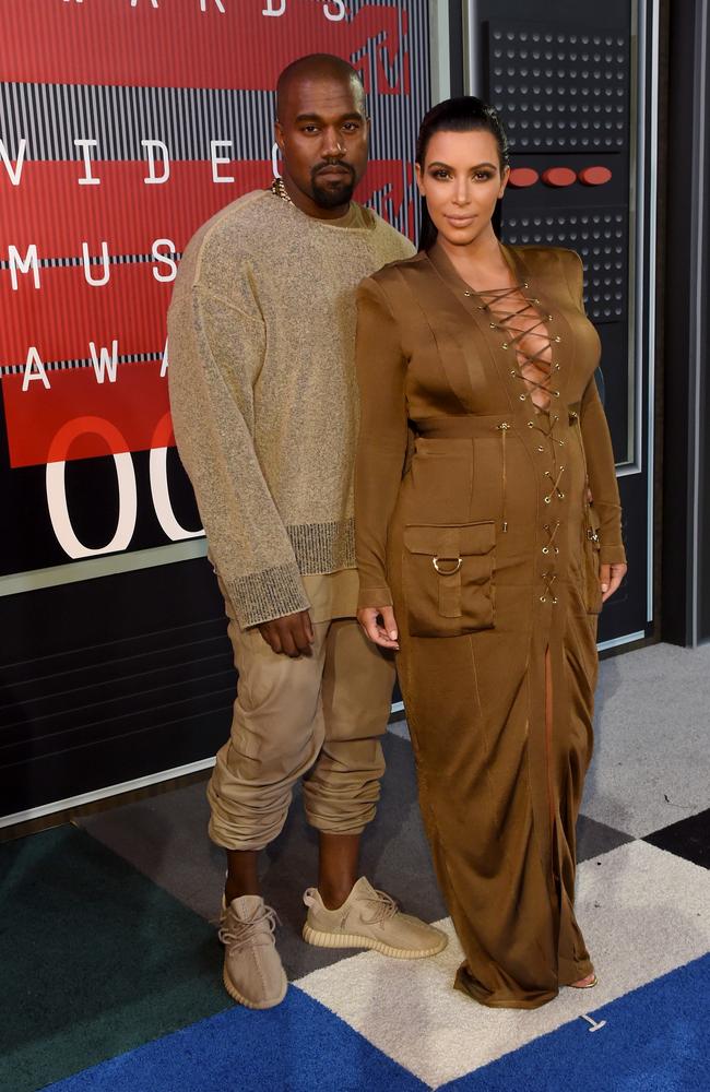 Kim tries not to talk badly about Kanye. Picture: Larry Busacca/Getty Images