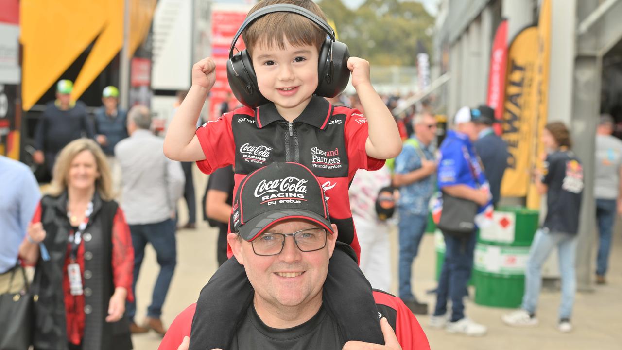 Fans at the Vailo Adelaide 500. Picture: Brenton Edwards