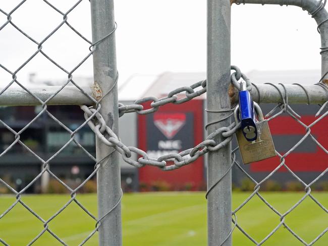 The Hangar, the High Performance Centre of the Essendon Football Club. Picture: AAP.