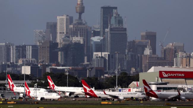 Aviation experts believe Sydney Airport has operational difficulties outside of its control. Picture: AFP