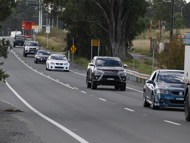 Mamre Rd at Kemps Creek will get an upgrade. Picture: Richard Dobson