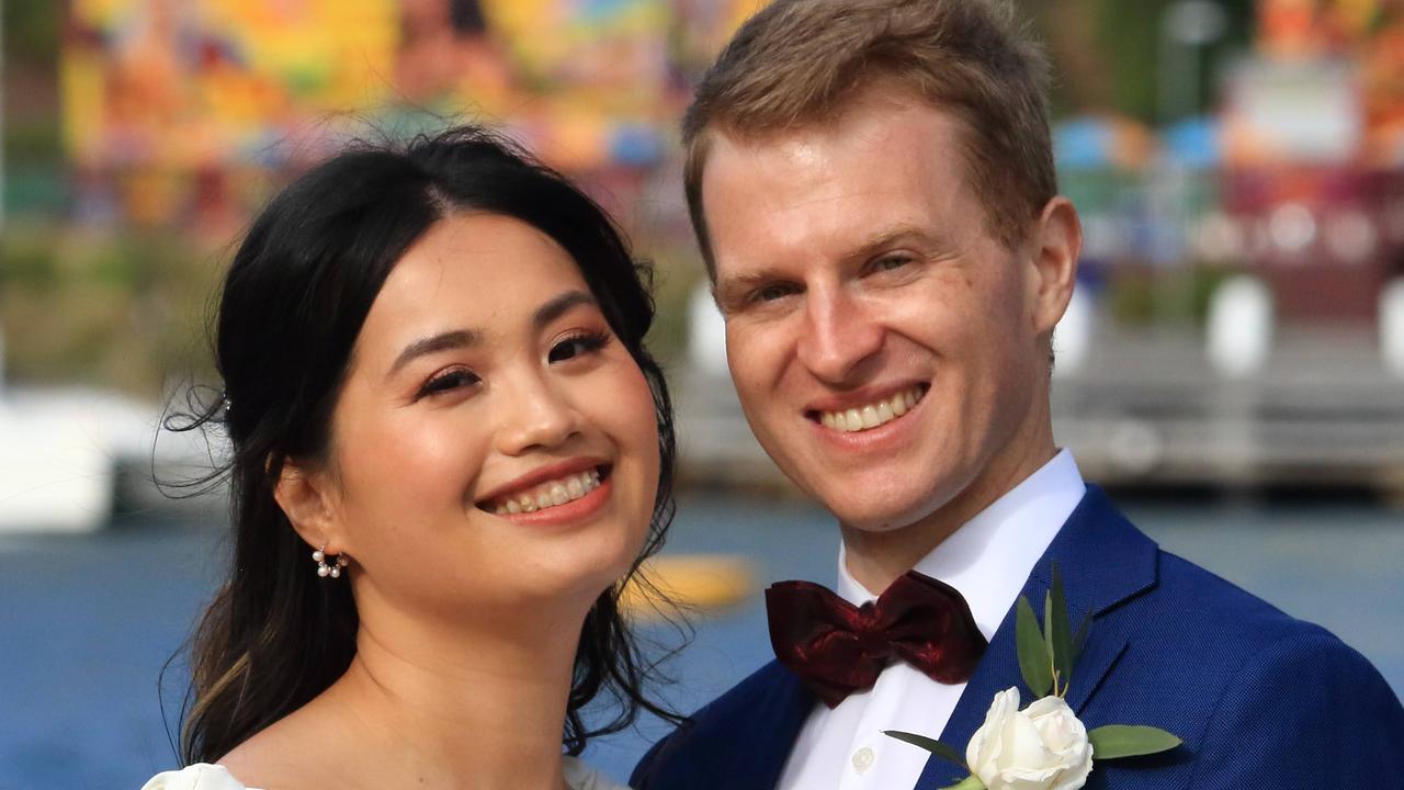 Sydney Newlyweds Raphael and Kate have purchased three properties below market value which has brought in positive cashflow of $20,000. Picture: Supplied