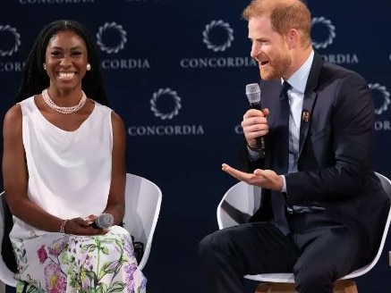 Prince Harry congratulated recipients of the Diana Award, the obly award named after his mother. Picture: Getty Images