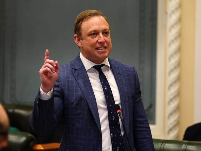 BRISBANE, AUSTRALIA - NewsWire Photos SEPTEMBER 12, 2024: Queensland Premier Steven Miles during parliament in Brisbane. Picture: NewsWire/Tertius Pickard