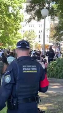 Pro-Palestine rally in Sydney