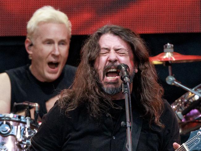 MELBOURNE AUSTRALIA - 04/12/2023 Dave Grohl performs with the Foo Fighters at AAMI Park.PICTURE : David Geraghty