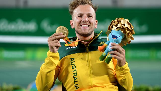 Tennis player Dylan Alcott won two gold.