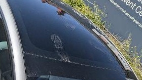 A 34-year-old man allegedly damaged nine vehicles between 5am to 6am on Sunday morning, including allegedly stomping on cars parked between the Esplanade and Cavendish Street. Picture: Supplied.