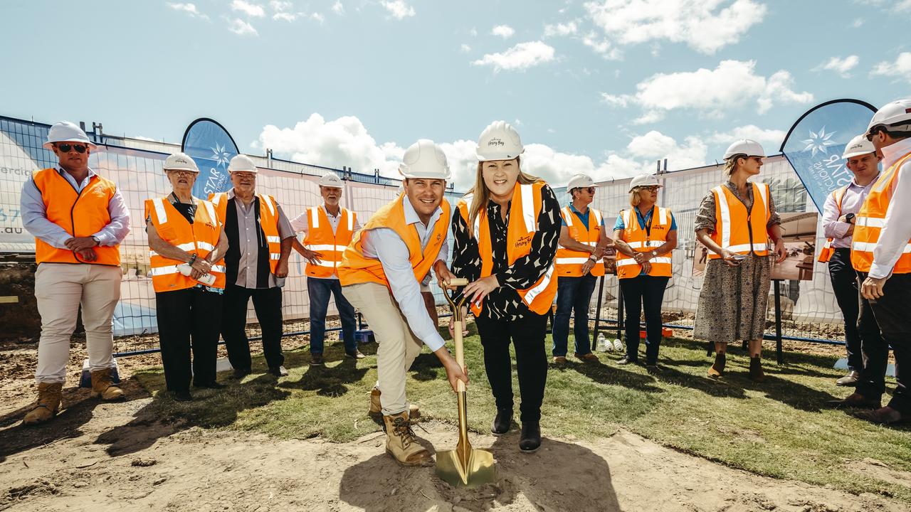Ingenia Lifestyle Hervey Bay Caravan Washdown and Community Shed Sod Turn. Photo by John Wilson/The Photo Pitch