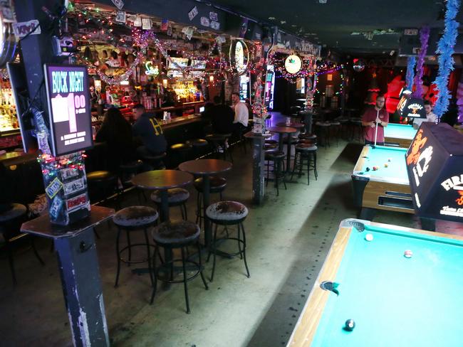 The Willow Den Bar where Jarryd Hayne went with his former San Francisco 49er teammates. Picture: Karl Larsen/Coleman-Rayner