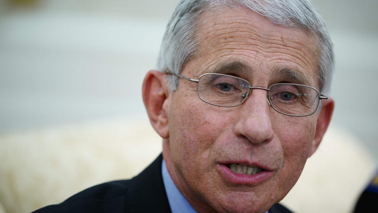 Dr Anthony Fauci has warned the United States should not reopen too quickly. Picture: Mandel Ngan/AFP