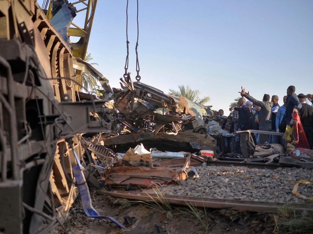 Egypt is notorious for train crashes. Picture: AFP