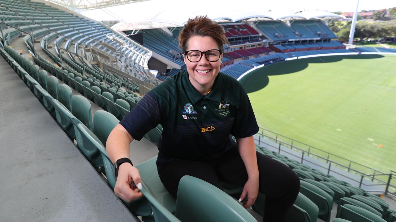 Bec Goddard will be part of the Fox Footy commentary team for the 2019 AFLW season. Picture: Tait Schmaal