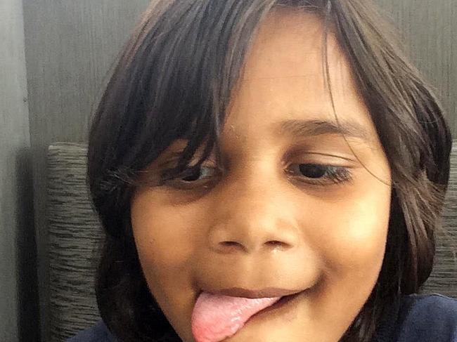 6-year-old Laquarna Chapman Palmer is in a serious condition after she was attacked by a dog in Woodridge on 10 April 2023. Source: Supplied.