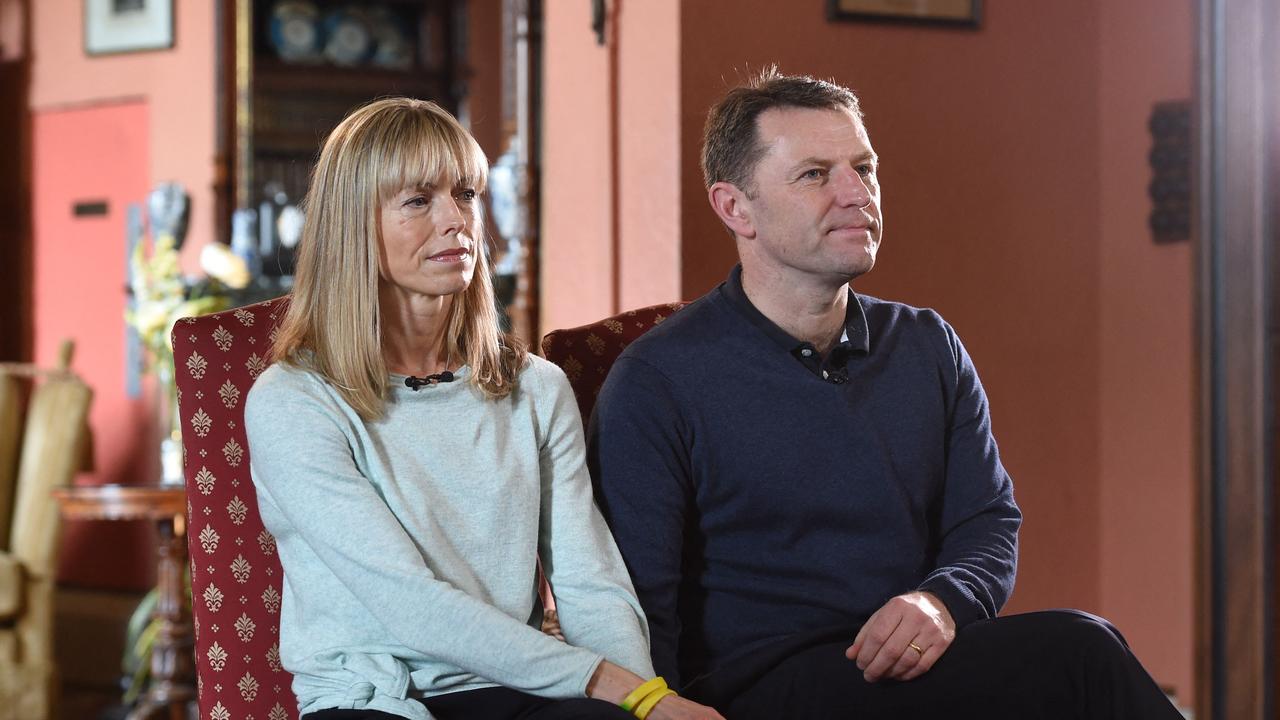 Madeleine’s parents Kate and Gerry McCann. Picture: Joe Giddens/AFP