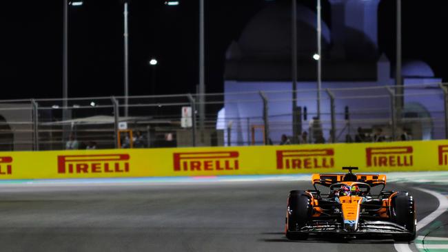 Oscar Piastri drew an early line in the sand with Lando Norris. Picture: Getty Images