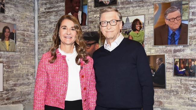 Bill and Melinda Gates before a TV appearance in 2019. Picture: Getty Images